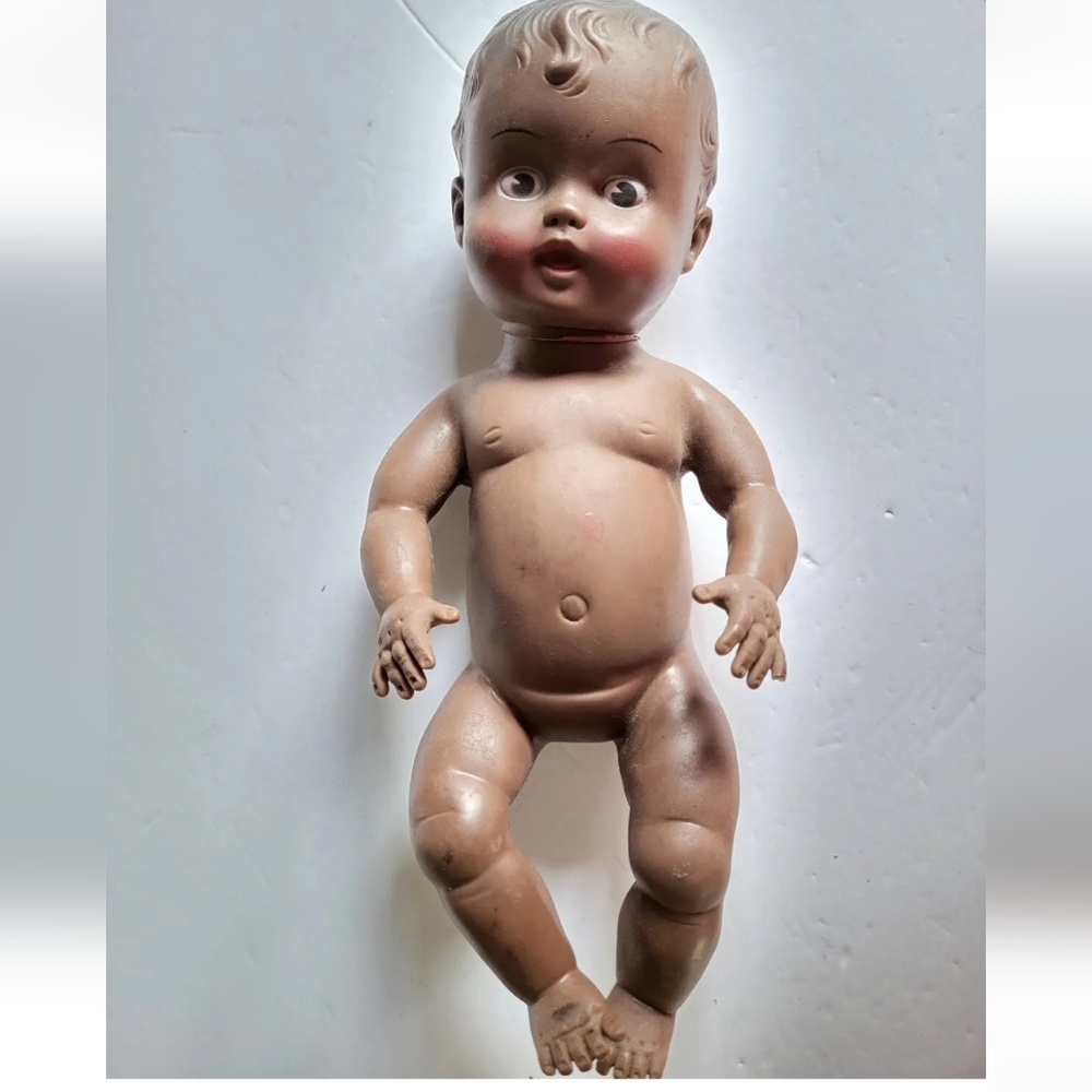 Vintage Baby Doll - Nude Skin Tone Kids Toy